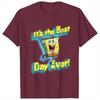 Spongebobs Its the Best Day Ever TShirts Unisex Novelty 100 Cotton Tee Shirt Crewneck Short Sleeve T Shirts Unique Clothing