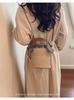 2026 Bow Plaid Straw Woven Bucket Bag: Fashionable, Versatile Single Shoulder Crossbody Handbag for Women