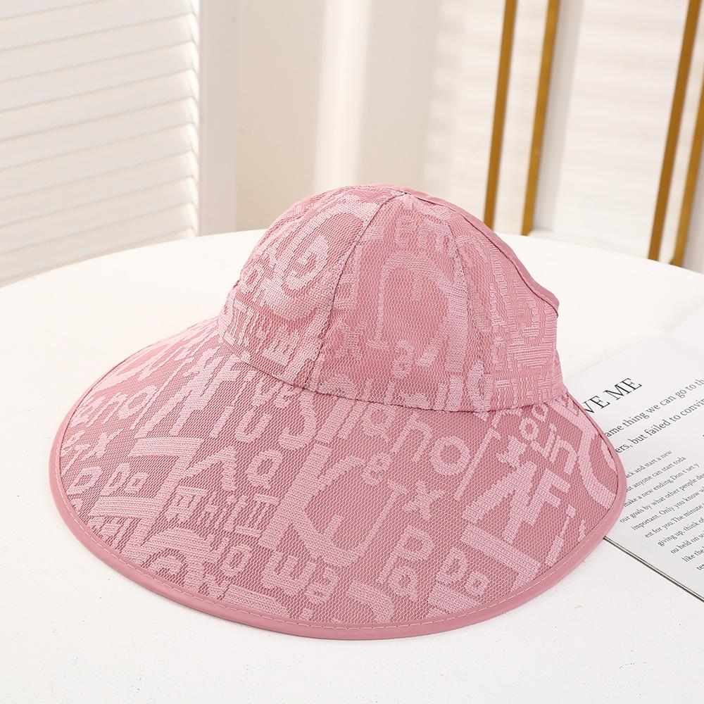 1Pc Summer Lace Empty Top Big Eaves Hat Children, New Big Brim Sun Hat Casual Ponytail Sun