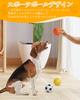 KrauzPet Dog Toys with Sounds Balls of Baseball Relieves Lack of Egg Educational Toy Chew Toy Suitable for Medium Dogs Set of [Made Latex, Soccer,