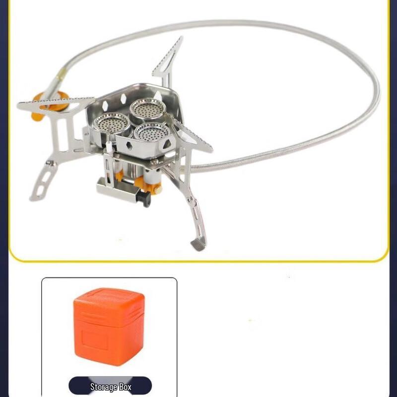 Suiyuan Portable Triple Burner Gas Camping Stove Single Burner