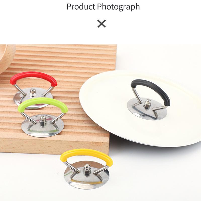 Universal Anti-Scalding Stainless Steel Pot Lid Handle with High Temperature Resistance