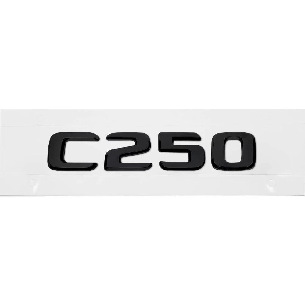 ABS Plastic C230 C250 C260 Trunk Rear Logo Badge Emblem Sticker For Mercedes Benz C Class W201 W202 W203 W204 W205 DF5