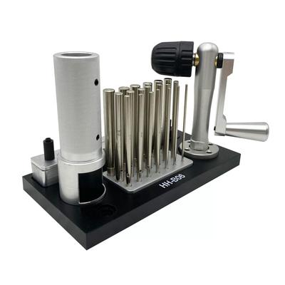 Handkurbel-Drahtziehmaschine für Schmuckdraht aus Silber und Kupfer - DIY Wickelrolle Spulen-Set