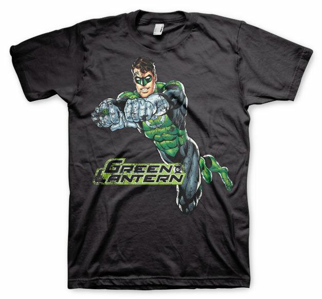 Officially Licensed Green Lantern Distressed 3XL4XL5XL Men s T-Shirt S