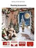 Green Legend Christmas Door Sticker & Hanging Cloth Décor