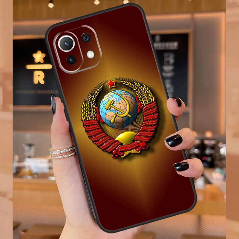 Soviet Union USSR Flag Case For Xiaomi 15 Ultra 14 13T 14T 15T Pro 17 Pro Max POCO F8 F7 F5 F6 X3 X5 X6 X7 Pro Cover