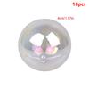 10Pcs Colorful Ball Cake Topper Transparent Balloon Cupcake Diy Decoration For Birthday Party Wedding