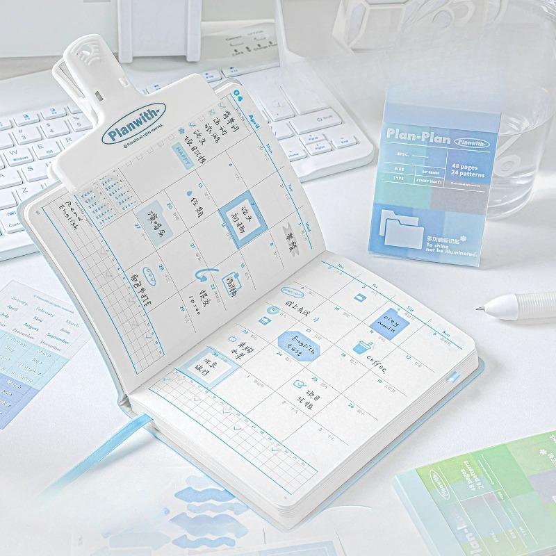 Multi Functional Stickers and Memos, Notes, Diaries, Clippings, Markers, Stickers, School Stationery, Convenient and Practical