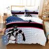 3D American Football King Queen Duvet Cover Ball Sports Bedding Set For Kids Teens Boy Sport Fans 2/3pcs Polyester Quilt Cover