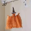 Cute Spooky Style Room Decorations Halloween Witch Doll Ornaments, Cat Pumpkin Playful Holiday Themed Hanging Dolls Decoration for Tree, Home