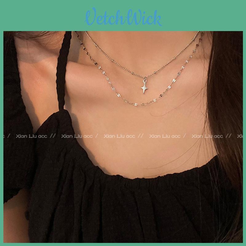 2022 New Arrival European And American Titanium Steel Necklace For Women Cool And Minimalist Lock Clavicle Chain