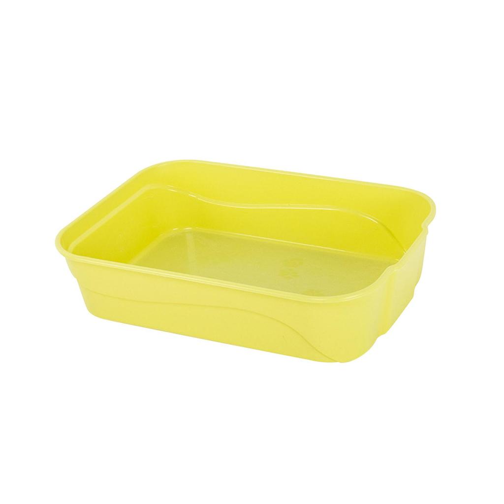 Cat Litter Box High Side Sifting Litter Box Open Top Cat Litter Tray for Kitty Rabbit Indoor Cats Easy to Clean and Assemble