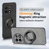 For OnePlus 13 12 11 One Plus 11 12 G For  Skin Leather Matte Wireless Charging Ring Magnetic ShockProof Cover
