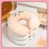 Cute Chiikawa Hachiware Usagi U-Shaped Neck Pillow Travel Pillow Soft Memory Foam Neck Support Cushion Gifts For Airplane Office