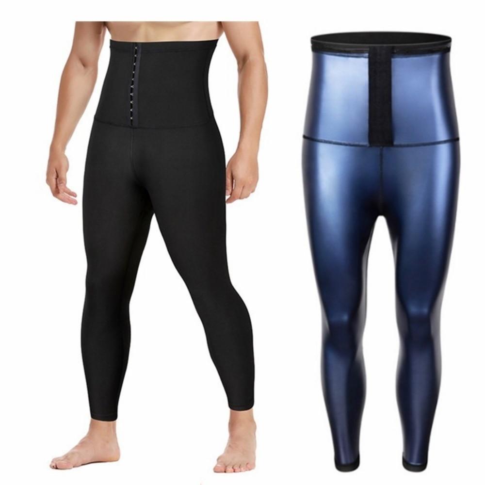 Hot Thermo Sweat Absorption Pants Compression Fit Men Loss Leggings Body Shaper  Sport Activities