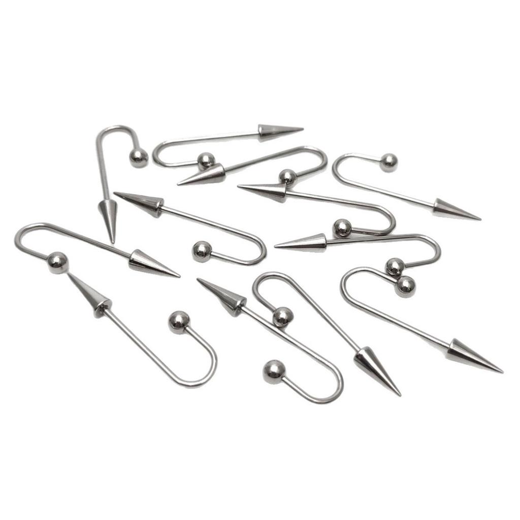 Pack Of 3 Punk Style U Shaped Cartilage Earrings Hypoallergenic Stainless Steel Edgy Jewelry For Women Gifts For Christmas Birthday