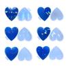 Shiny Light and Shadow Ornaments Silicone Epoxy Keychain Mold DIY Earrings Pendant Jewelry for Valentine Gift Crafts