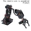 360 Degrees 6 DOF Robot Metal Alloy Mechanical Arm Claw Kit MG996R for Arduino Robotics Kit Educational Ps2 Programmable Toys