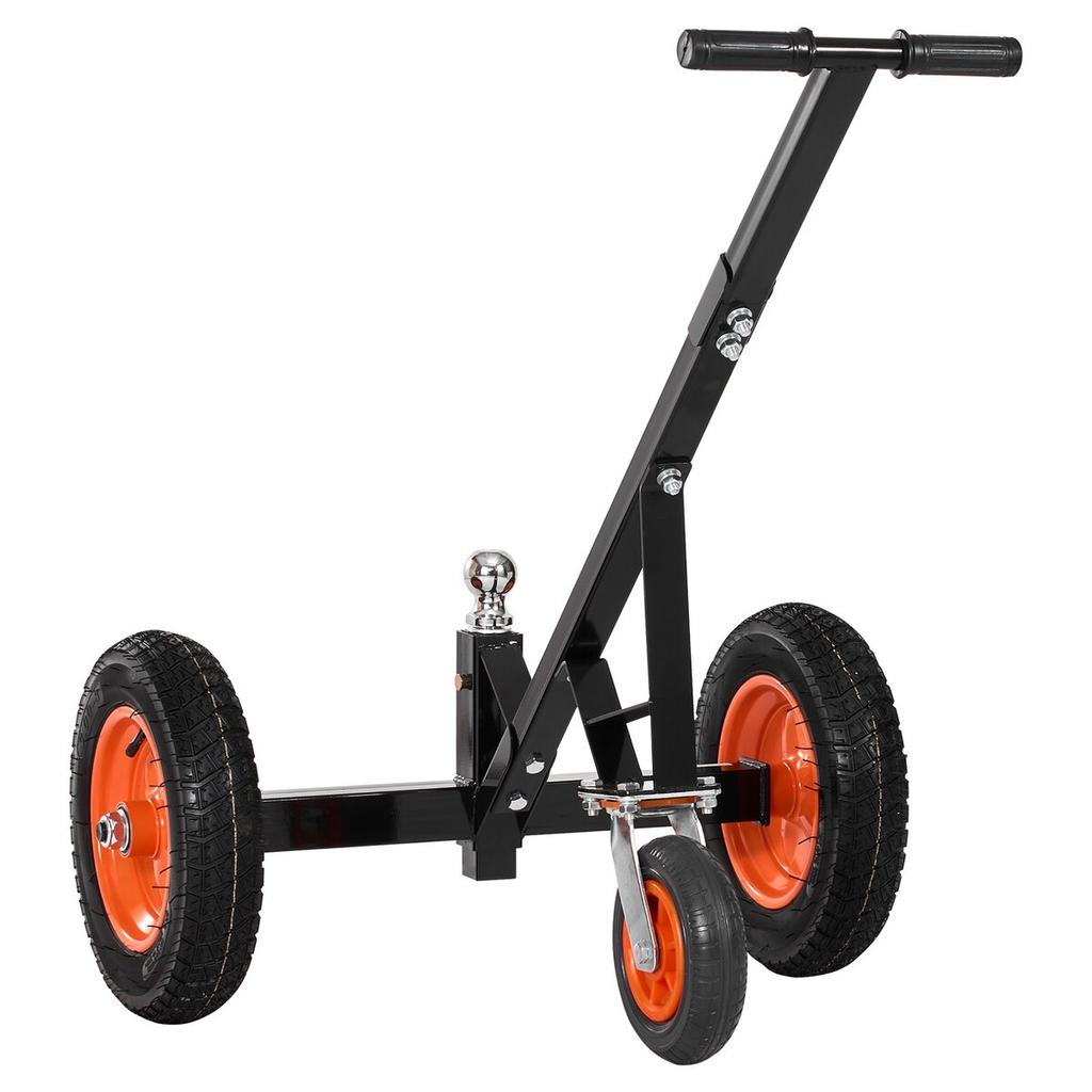 1200lbs Trailer Dolly 18 and 22 In Adjustable Height 2 In Ball 15.2 In Tires