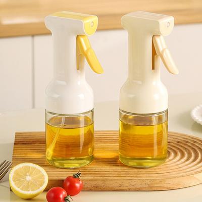 Reguliuojamas stiklinis aliejaus purškiklis 300 ml smulkus purškiklis oro keptuvei ir maisto gaminimui, be BPA, nepralaidus, alyvuogių aliejaus dozatorius, virtuvės įrankis mažo riebumo patiekalams