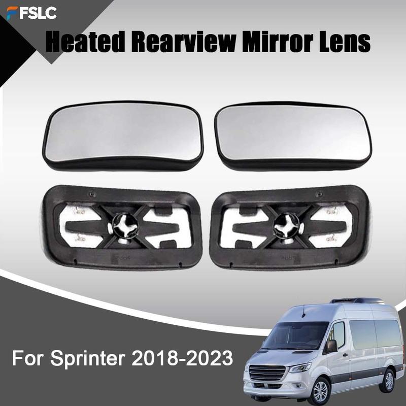 Car Rearview Accessories Heated Rearview Mirror Lens For Sprinter 2018- Cars Accessories Upgrade Modify A Car