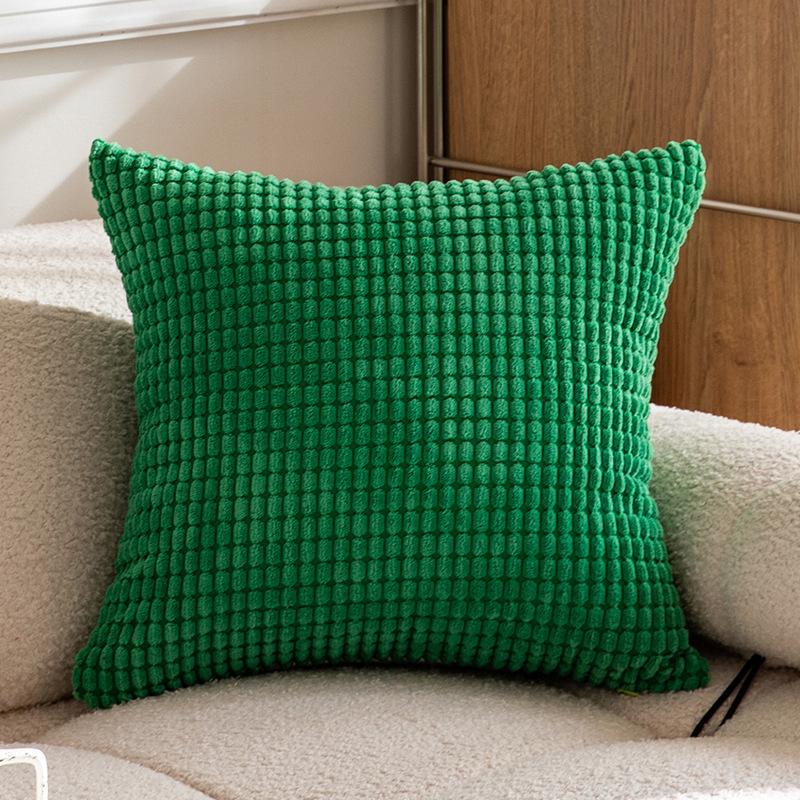 

Solid Color Throw pillow cover 40x40/45x45/50x50 Home Decorative Chair Car for Bedroom Sofa Cushion Cover Squar All Season 30x50cm зелений