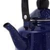 Household Enamel Teapot 1.7L Hiking Teapot Compatible Tableware Teapot Tableware Teapot for Home Halogen Stove Induction Cooker