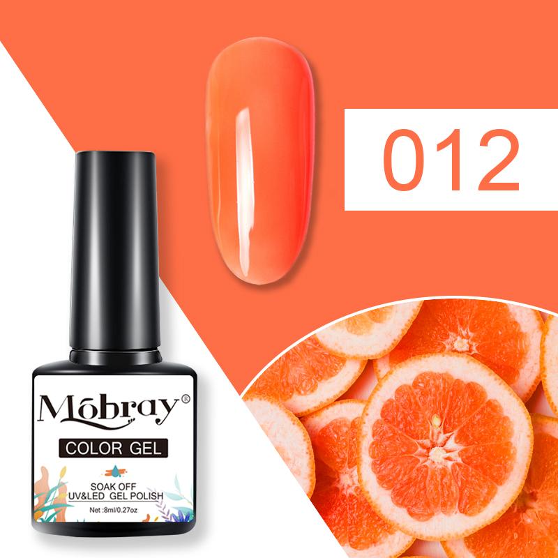 Mobray 80 Colors Gel Nail Polish 8ML Semi Permanent Gel Lacquer Soak Off UV Gel for Nail Art