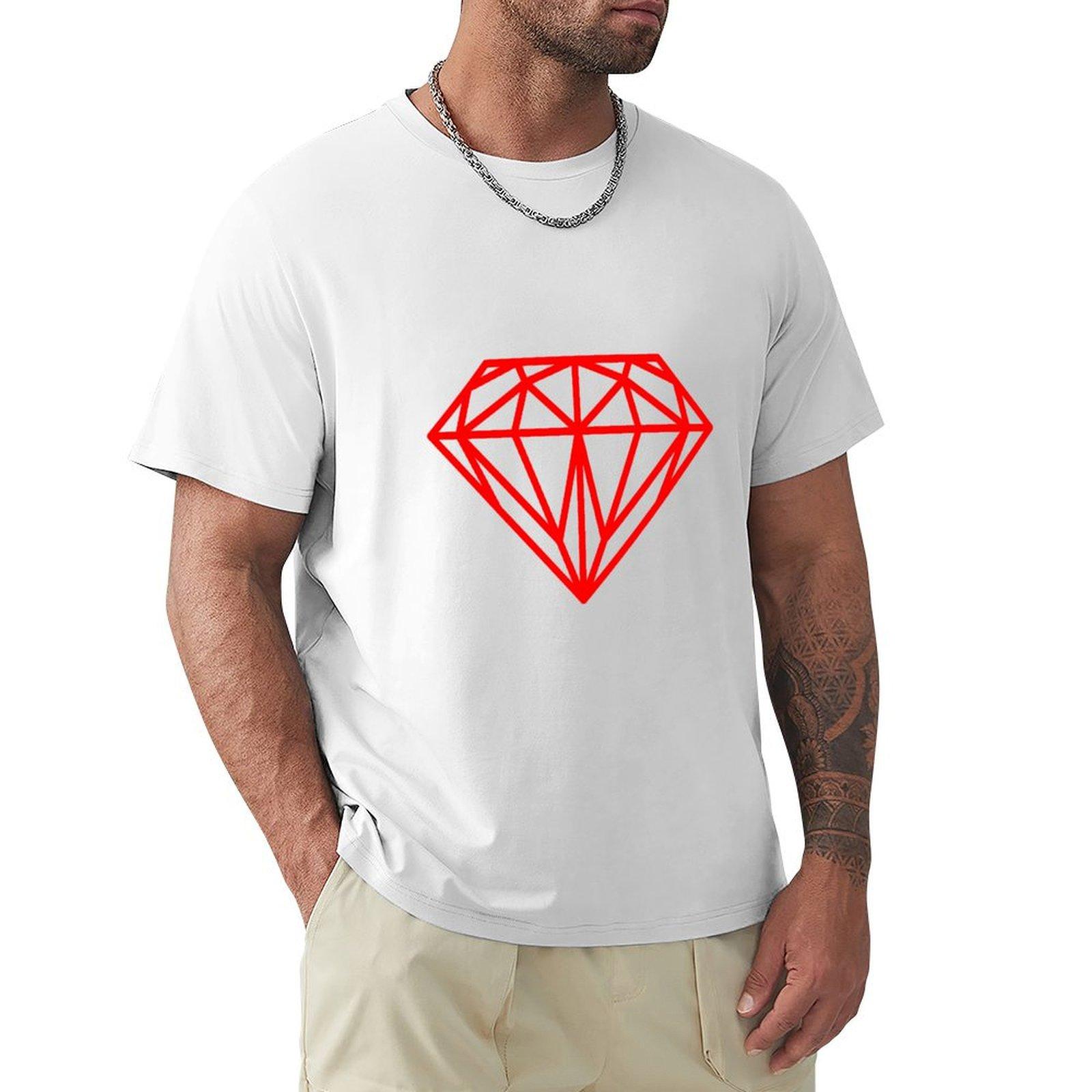 Diamond TShirt luxury tshirt baggy shirts t shirts for men S