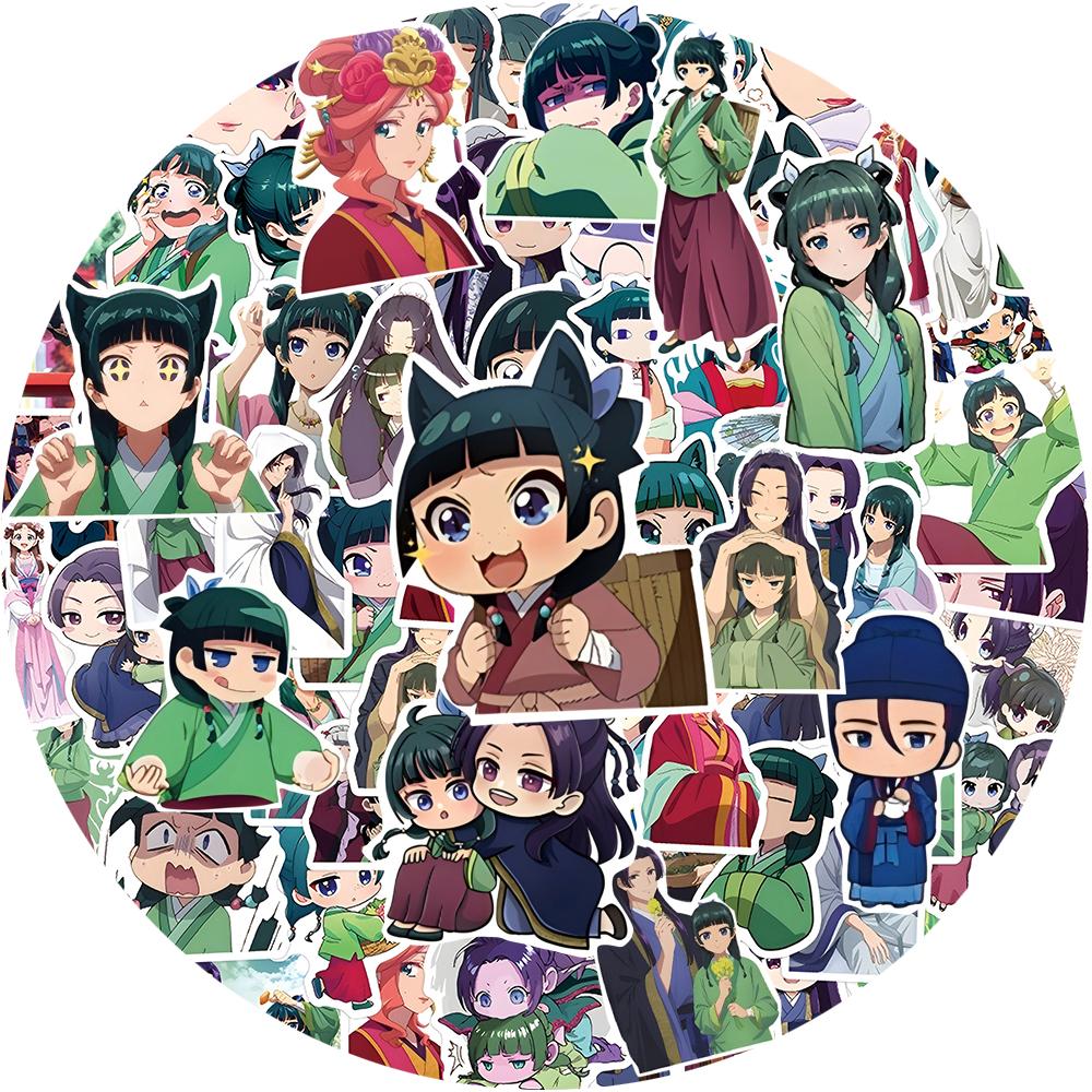 10/30/50/120pcs Maomao Apothecary Diaries Anime Stickers Jinshi Cartoon Decals Toys Waterproof Graffiti Car Laptop Phone