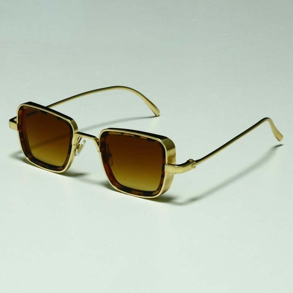 Gradient Retro Square Sunnies Indian Style Anti-UV Glasses Unisex Polarizing Lens Sunglasses  Gift