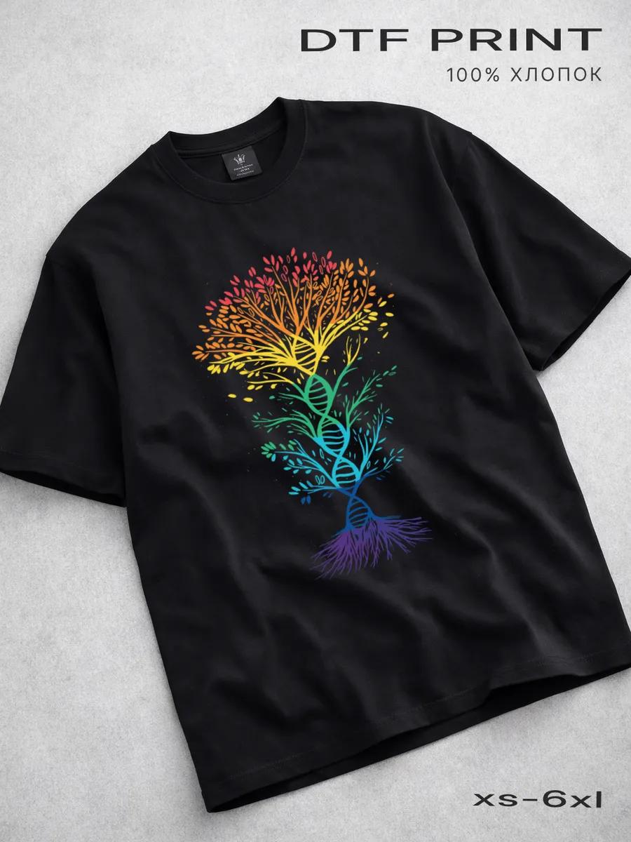 Black DNA & Tree of Life T-shirt 3XL