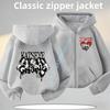 KATSEYE Children's Zippered Pullover Hoodie Boys' Sport Shirt Girls' Casual Top Cartoon Print 2026 New Fall/Winter Coat