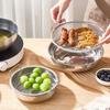Mesh Tempura Drip Pan Rust-proof Air Fryer Drain Basket Steaming Rack Oil Strainer Tray  Snack