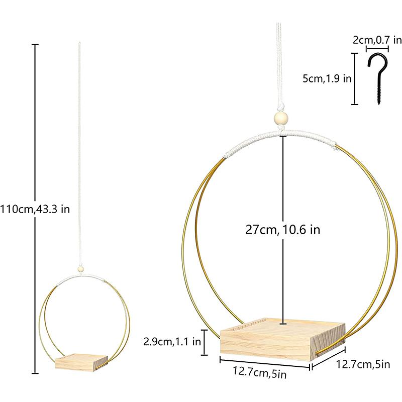 1Pcs Bohemian Wall Hanging Hanging Plant Racks Plant Decorations Hanging Flower Pots