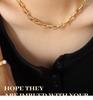 European Copper Jewelry Set: Chunky Chain Necklace & Versatile Bracelet