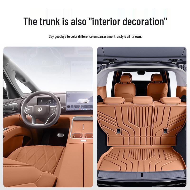 Leapmotor D99 Custom Trunk Mats - TPE26 Interior Accessories for New Car Modification