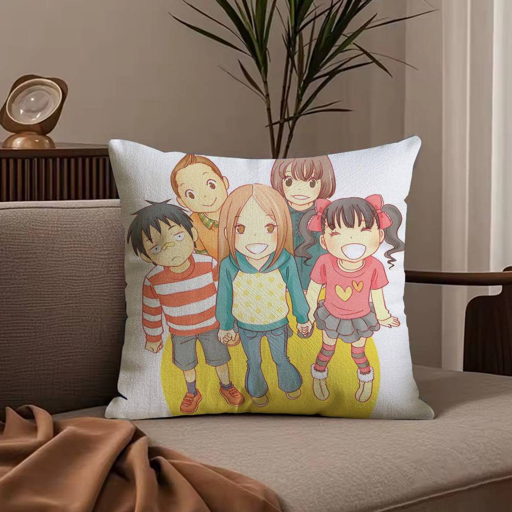 Anime b-Bunny d-Drop Pillow Case Anti-dustmite Pillowcase Invisible zipper silky short plush Sofa cushion cover