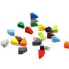 50pcs Roof Tile 1X2 Blocks With Slope 45 MOC Enlighten Building Bricks Sets Accessories Boys Toys Compatible Classic Parts 3040