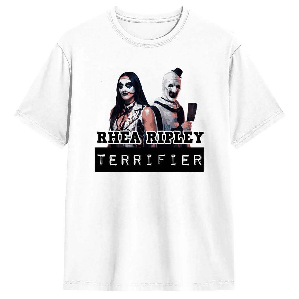 Men's Rhea Ripley  T Shirts  Pure Cotton Clothing Awesome Short Sleeve O Neck Tee Shirt Graphic Printed T-Shirt