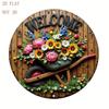Vintage Tin Sign Wall Art Retro Metal Plaque Home Decor