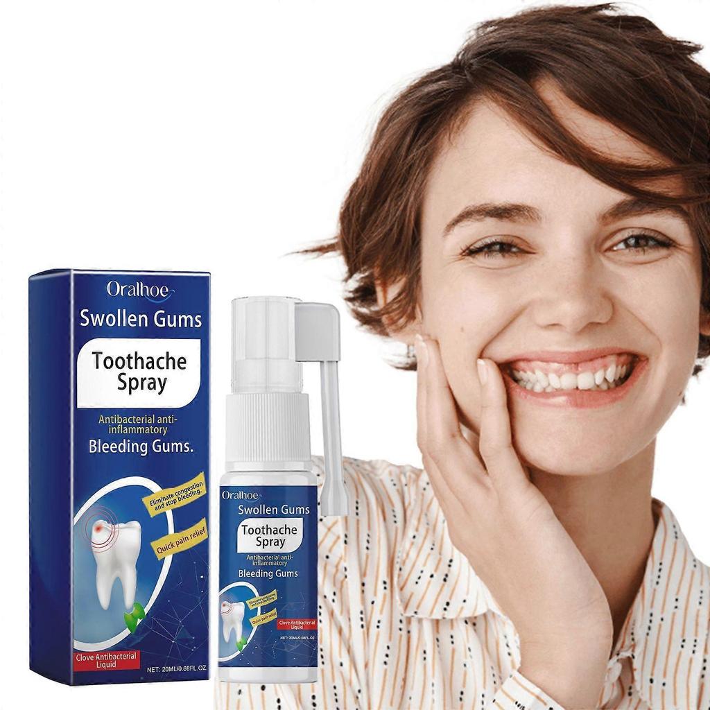 Oralhoe Toothache Care Spray Relieves Swollen And Painful Gums, Protects Teeth From Internal Heat, And Provides Care For Toothache And Oral Discomfort