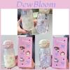 Plastic Kids Cup With Straw And Cartoon Design For Childrens Hydration