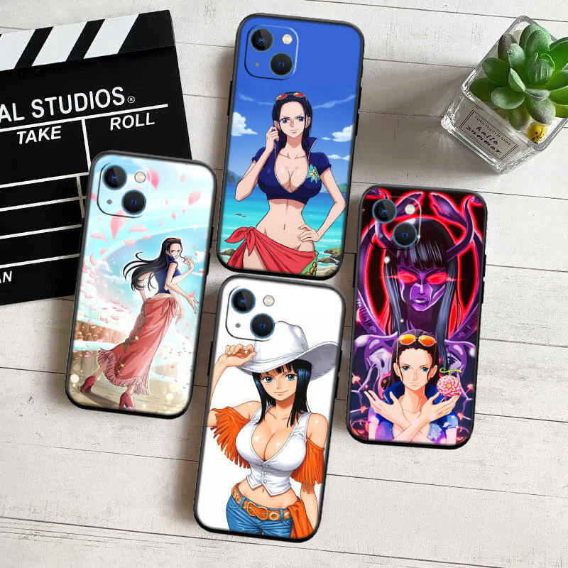 MH121 One Piece Nico Robin Phone Shell Case for Redmi Note 12 12S 12C 13 13C 13R 14 14S 14R 14C Pro Max Plus A3 A3X A4 A5 11A 13X