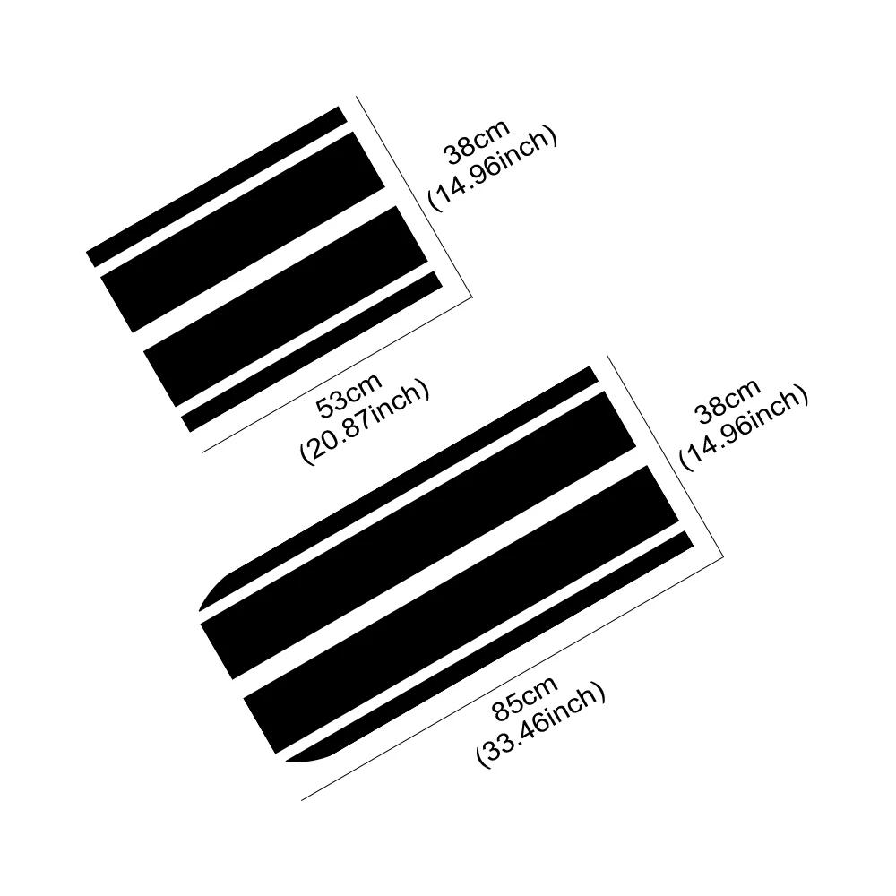 4pcs/set Car Sticker For Mini Cooper S JCW F56 Car Hood Bonnet Cover Vinyl Decorative Decal Kit Auto Exterior Car Accessories