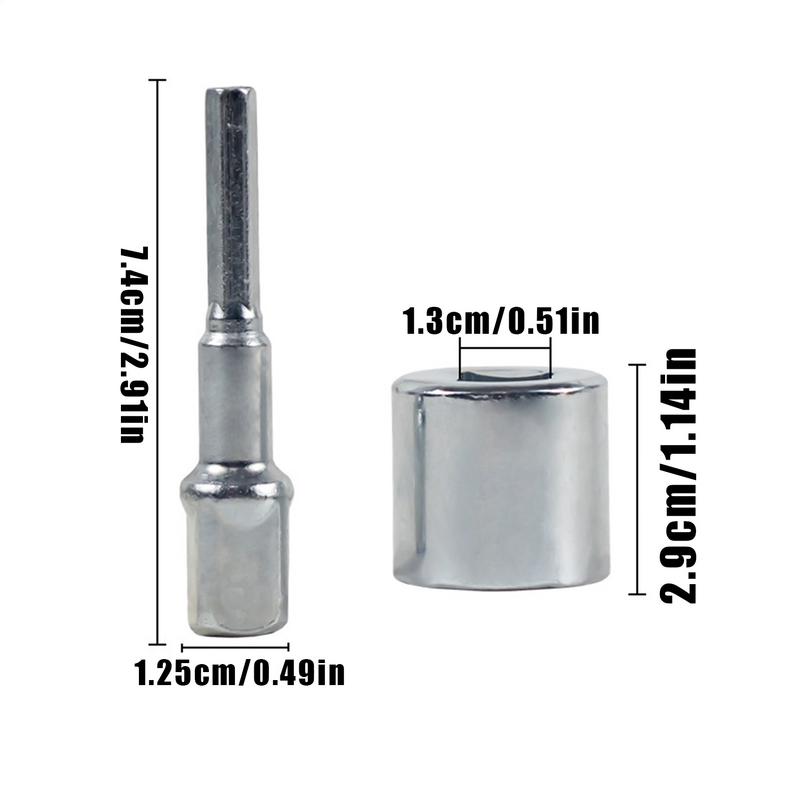 Trailer Jack Extension Car Jack Drill Adapter Wrench Attachment Leveling Socket Supplies Accessories For Floor Travel River