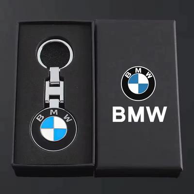 Porte-clés Logo de Voiture en Métal/Cuir 3D Accessoires Intérieurs Auto Pour BMW M E46 E90 E60 F30 F10 X1 X2 X3 X5 X4 X6 X7 G30
