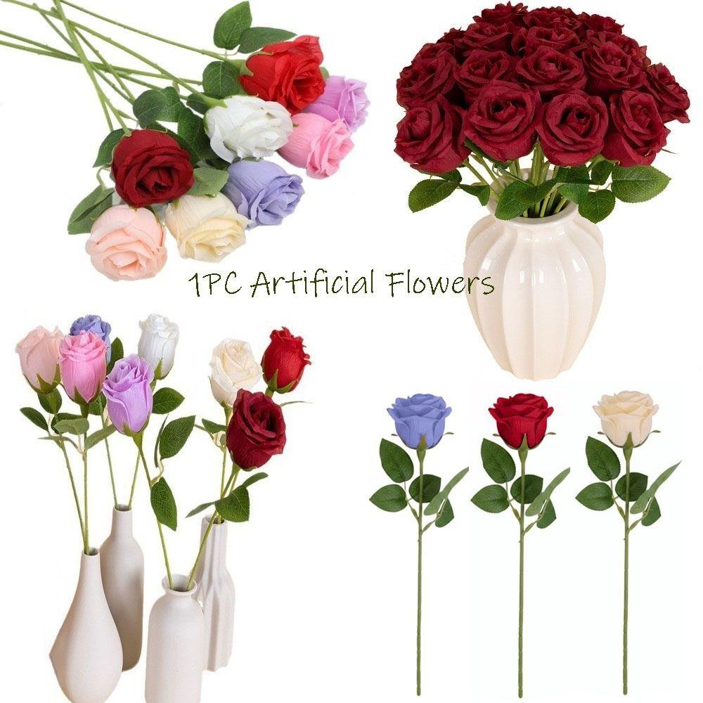 1pc Small Bundle Simulated Rose Bouquet Silk Rose Flower Bouquet  Photography Props