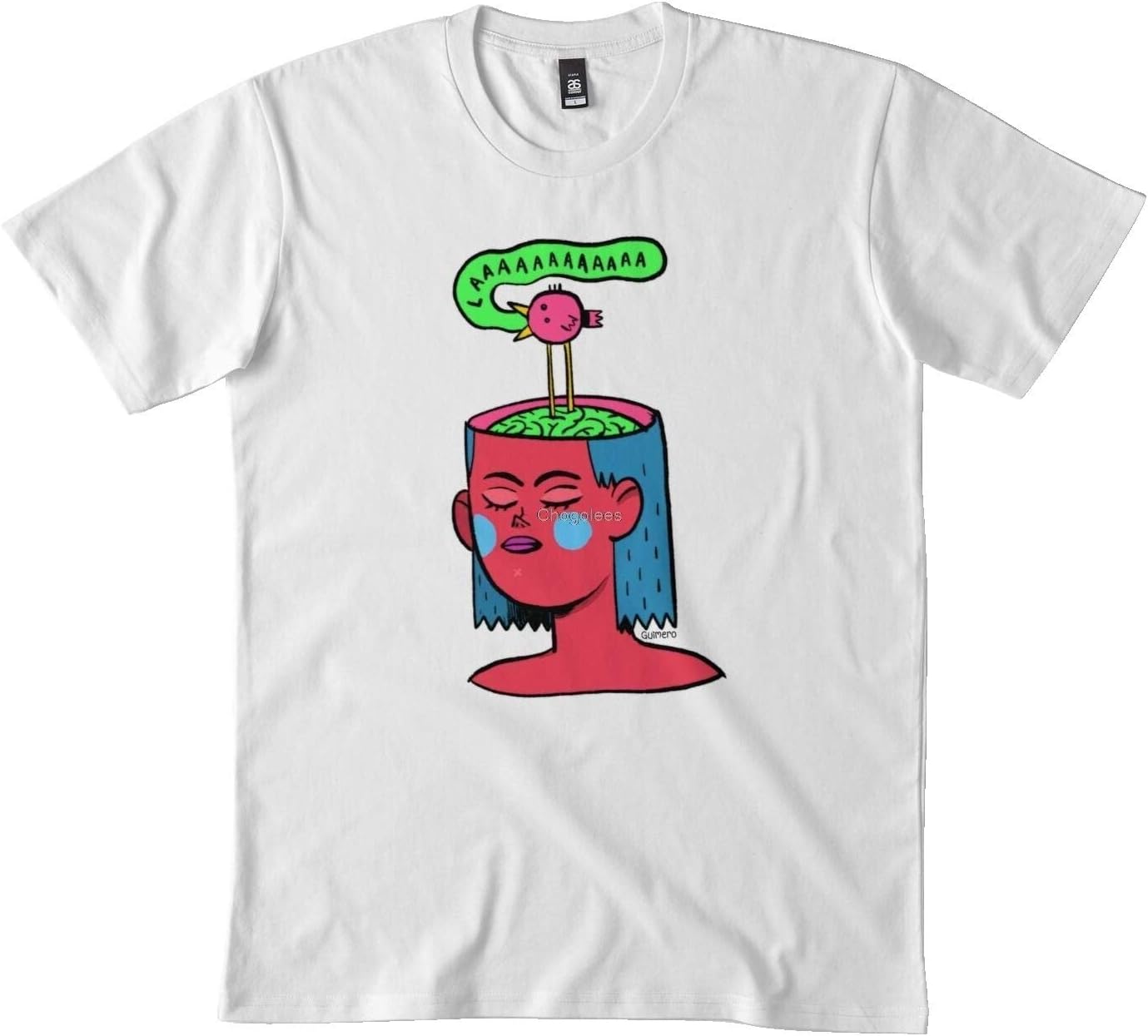 Bird Brain t-Shirt DMN99 Black for Men XXL белый
